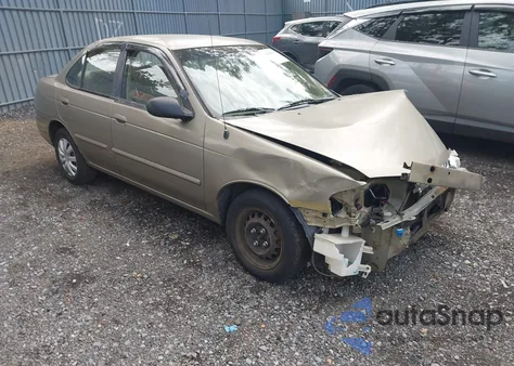 2002 Nissan Sentra Gxe z USA, uszkodzony, nr VIN 3N1CB51D62L630099